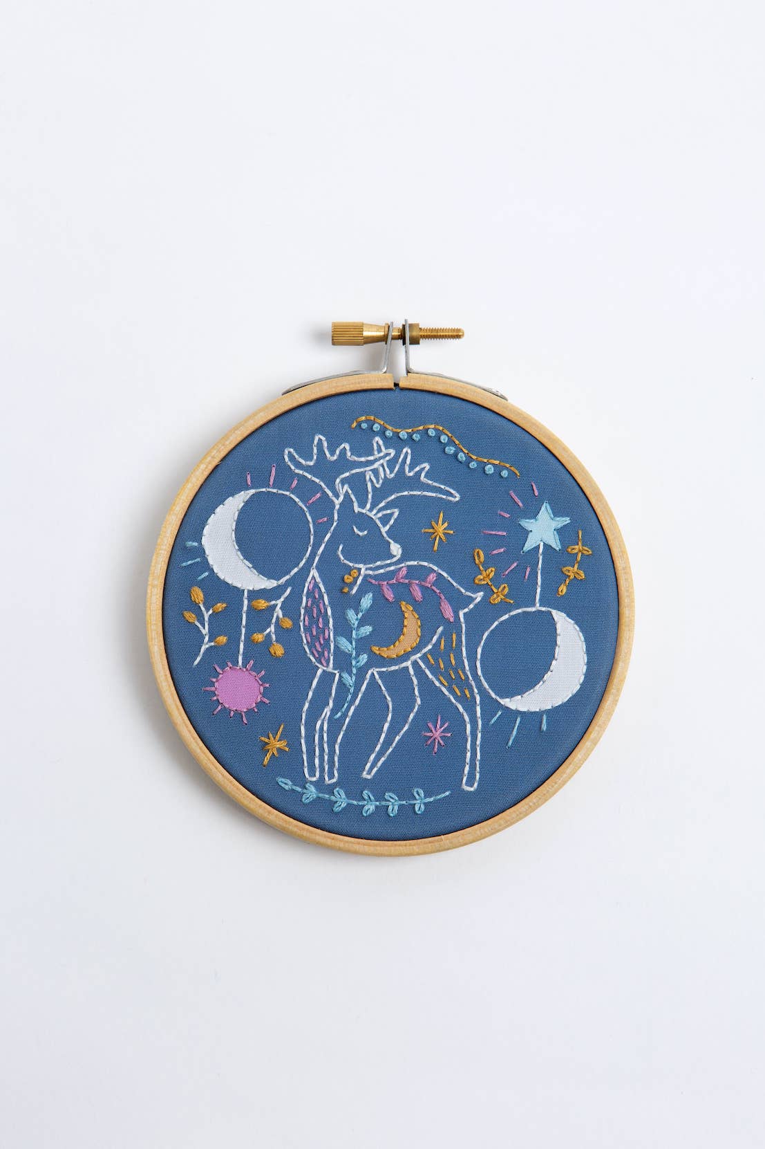 Hawthorn Handmade (US Duties Paid) – wholesale Craft sewing kit – Celestial Deer Mini Embroidery Kit | Complete Craft Kit for Beginners5