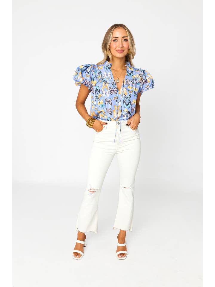 BuddyLove - Wholesale Blouse - Women's - Leeland Painted Lady Top
