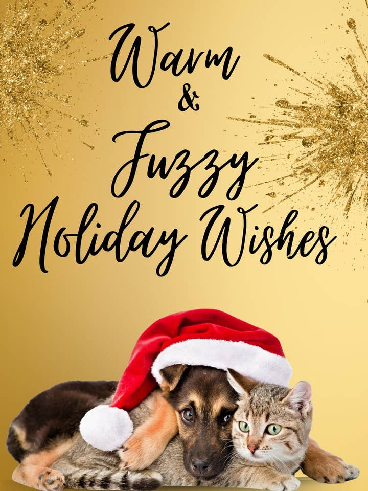 Warm & Fuzzy - German Shepard & Cat for wholesale by purrPETuallove