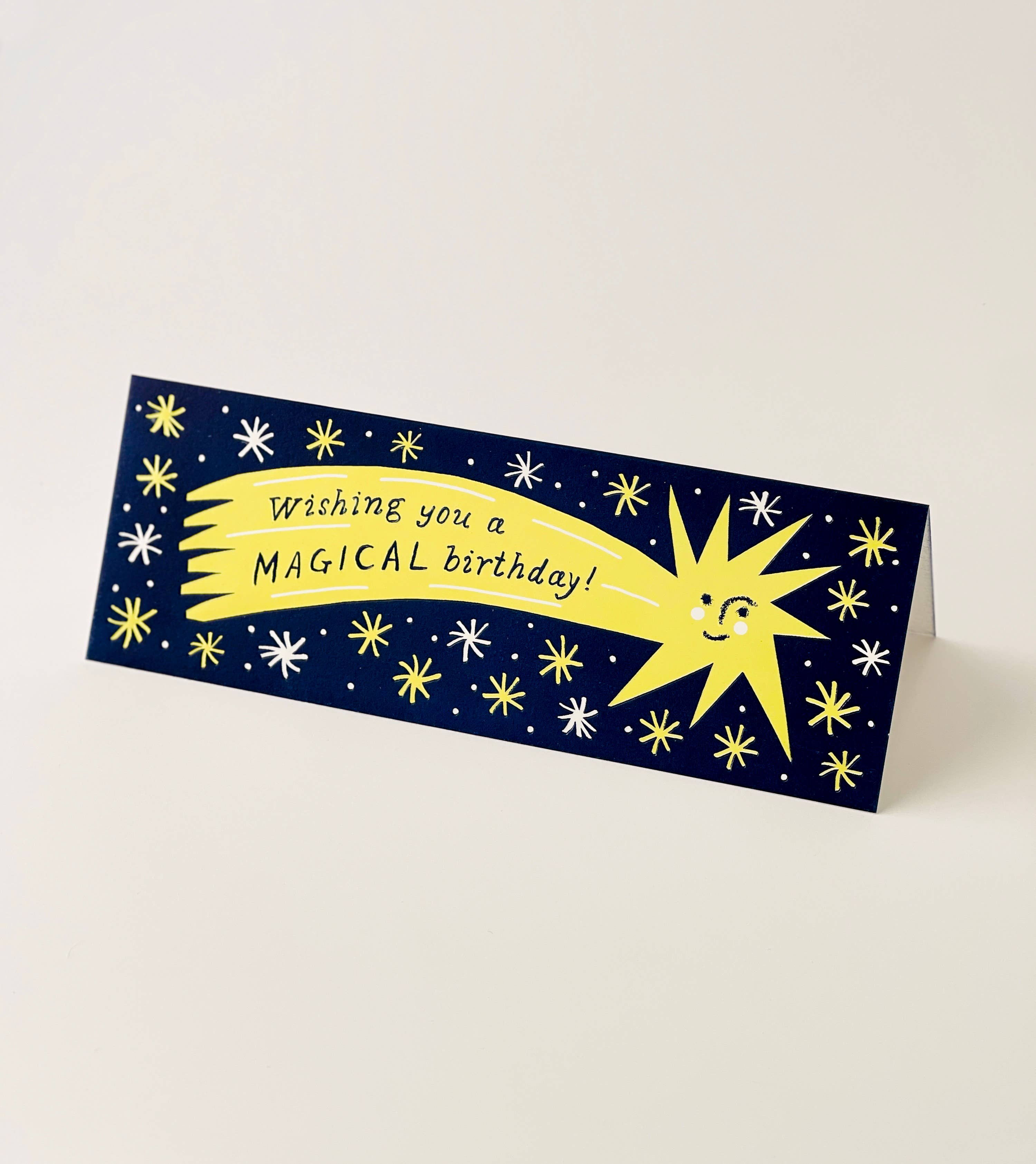 Yes! Paper Goods – wholesale Birthday card – NEW! Glow in the Dark Shooting Star Birthday Card0