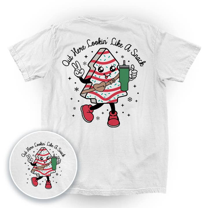 Out here looking like a snack Christmas Tree Cake for wholesale by Let's Get This Thread