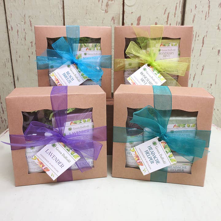 Green Daffodil Bath & Body - Wholesale Bath & Body Set - Key Lime Pie Boxed Gift Set - Florida
