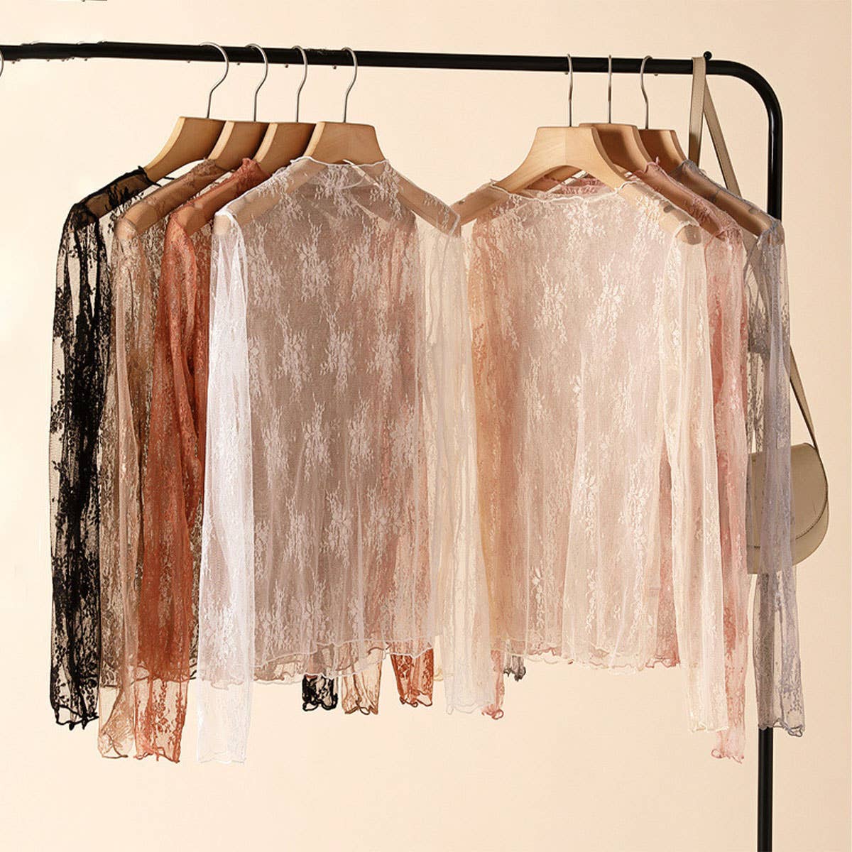 ACCITY - Wholesale Blouse - Women's - Sexy Mesh Blouse - Long Sleeve Lace Top for Women_CWTBLL361915