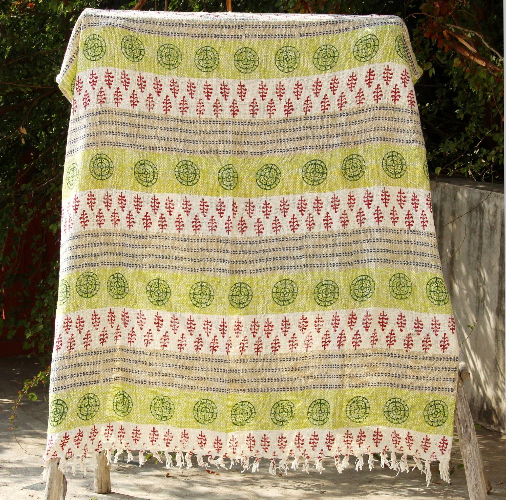 Bhawana Handicrafts - Wholesale Throw Blanket - Bohemian Handmade Cotton Throw Sofa Cover Beach Towel