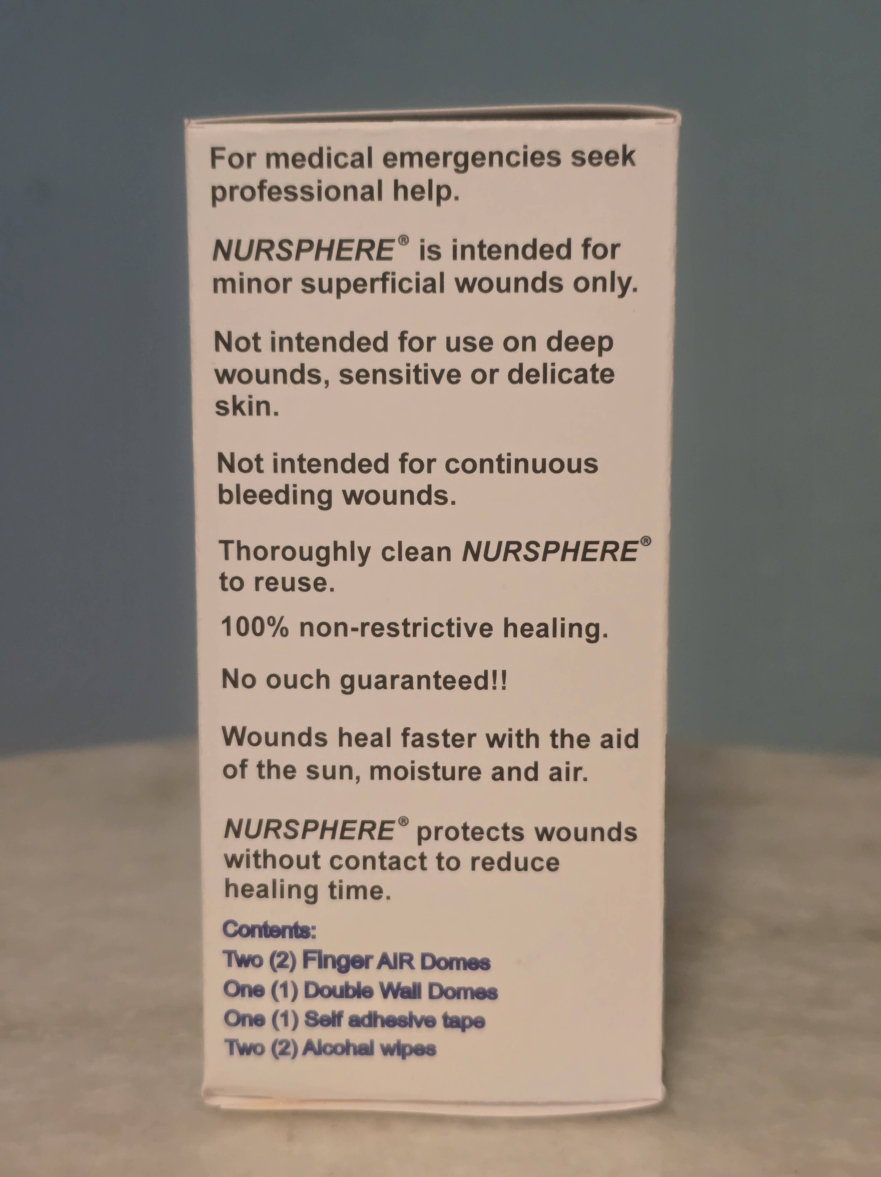 Nursphere Original Dome Bandages - Wholesale Bandaids/Bandages - Nursphere® Double Wall and Finger AIR™/Wound Tracker™ App4