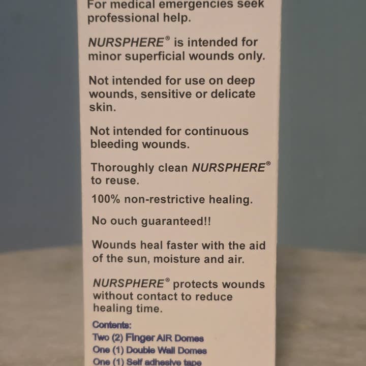 Nursphere Original Dome Bandages - Wholesale Bandaids/Bandages - Nursphere® Double Wall and Finger AIR™/Wound Tracker™ App4