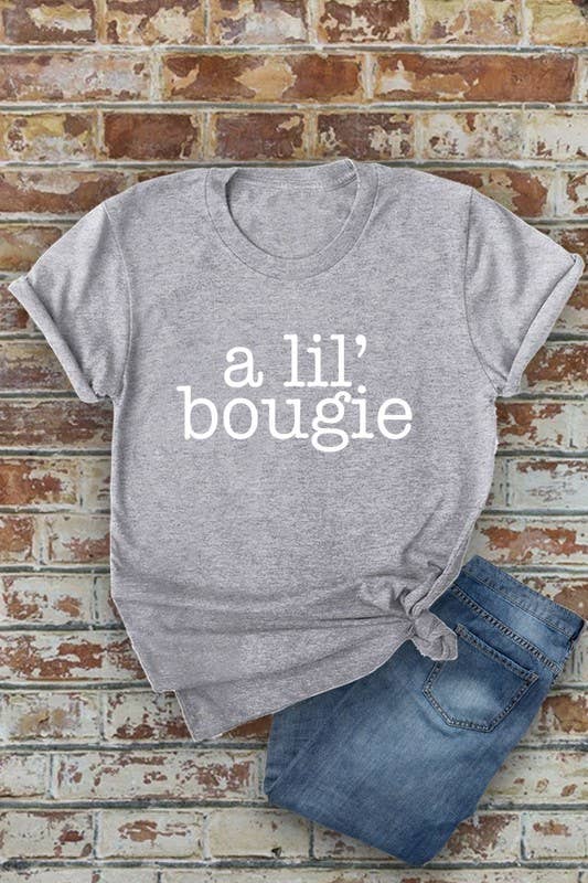 Top Avenue - Wholesale T-shirt met print - Dames - A Lil' Bougie, uniseks T-shirt met ronde hals16