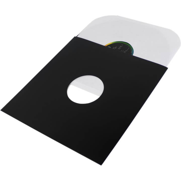 Square Deal Recordings & Supplies - Vendita all'ingrosso Accessori musicali - Copertine di ricambio per dischi in vinile LP da 30,5 cm, nere con foro2
