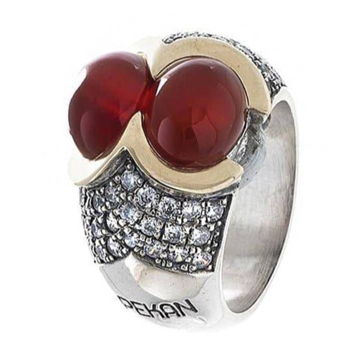 Anel Lotto Cornalina for wholesale by PEKAN JEWELLERY