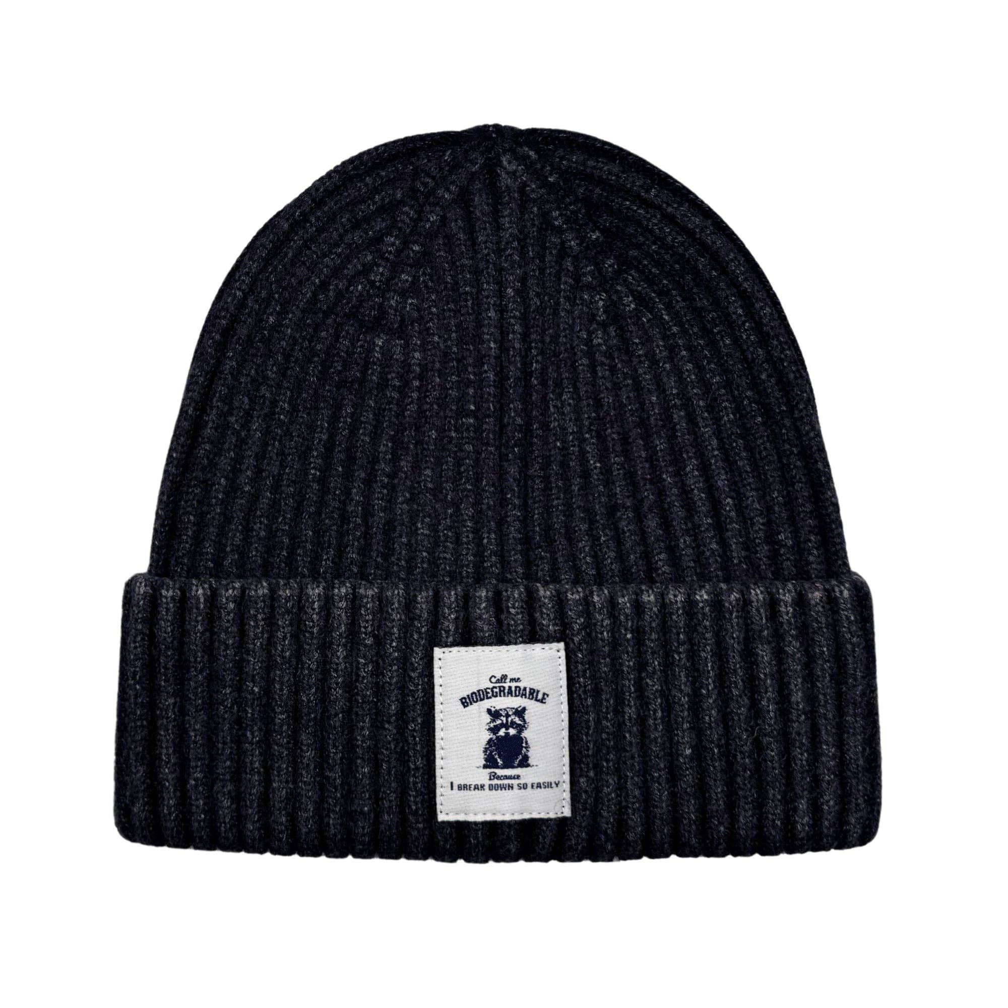 HATPHILE - Wholesale Beanie - Unisex - HatPhile Call Me Biodegradable Raccoon Beanie – Soft Knit for Tender-Hearted Trash Pandas