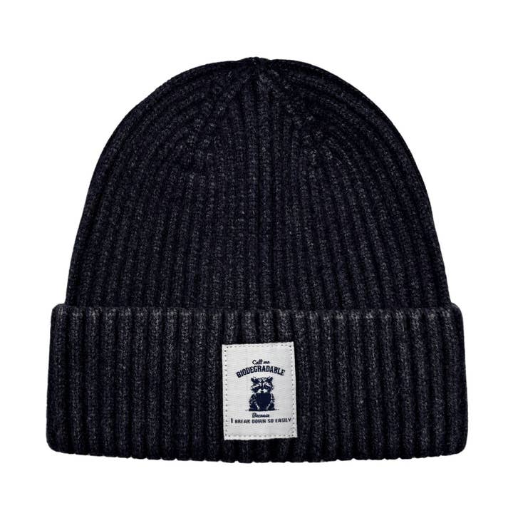 HATPHILE - Wholesale Beanie - Unisex - HatPhile Call Me Biodegradable Raccoon Beanie – Soft Knit for Tender-Hearted Trash Pandas0