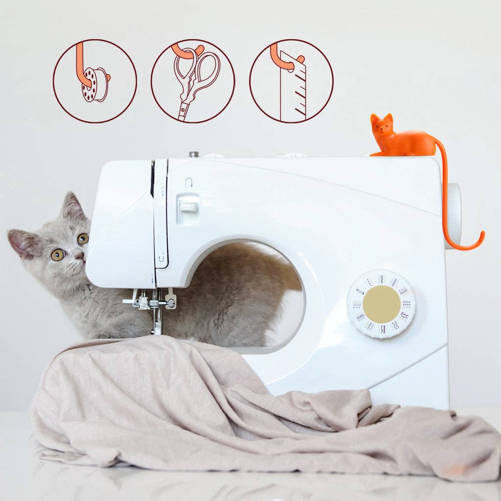 Monkey Business Design USA LLC - Wholesale Decorative Figurine - Cat Tail Hook For Computer Accessories | Ginger4