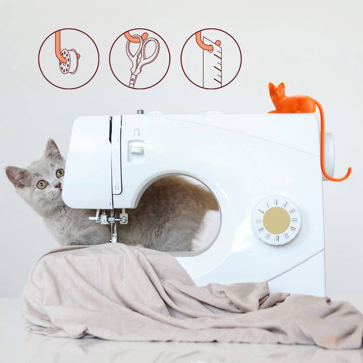 Monkey Business Design USA LLC - Wholesale Decorative Figurine - Cat Tail Hook For Computer Accessories | Ginger4