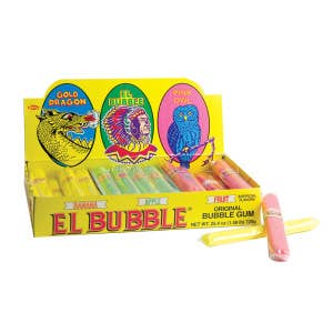 L&F Universal Goods - Vente Chewing-gums - Cigares en gomme à mâcher El Bubble Original 36/0,71OZ0