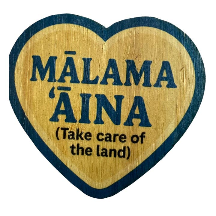 Malama Aina for wholesale by Bamboo Wood Stickers