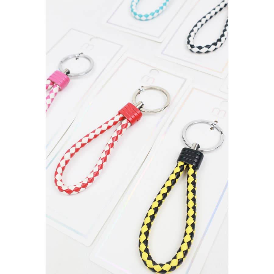 MIX COLOR Checker Lanrard Cord Keychain for wholesale on Faire6