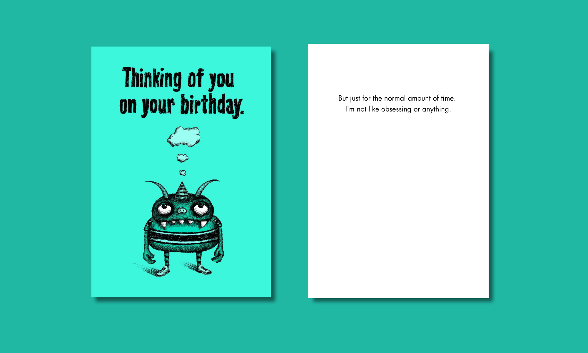 Bald Guy Greetings - Wholesale Verjaardagskaartje - #221 – Grappige Verjaardagskaart – Denk Aan Je Op Je1