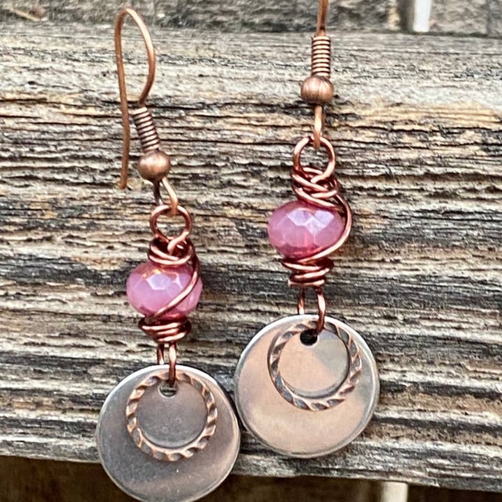 Venus Drop Earrings Pink and other Purchase Wholesale birra casa. Free Returns & Net 60 Terms on Faire trending on Faire.