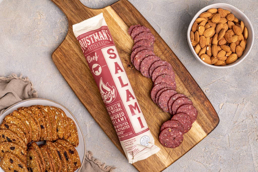 Wholesale SPICY BEEF SALAMI FOUSTMAN'S ALLNATURAL UNCURED SALAMI for