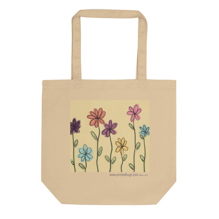 Spring Flowers Tote Bag for wholesale by Printed Hugs