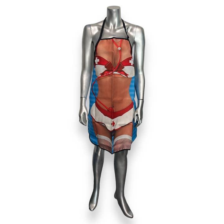 Kinky Pleasure - Wholesale Apron - Kinky Pleasure - T098 - Apron Hospital Girl3