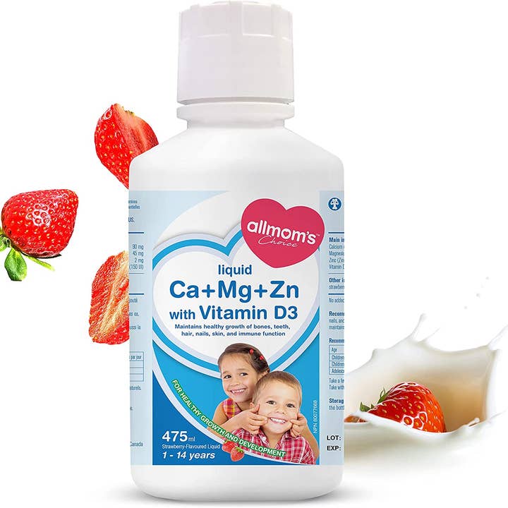 Allmom's Choice Kids' Cal-Mag-Zinc Liquid Multivitamin for wholesale by Allmom’s Choice