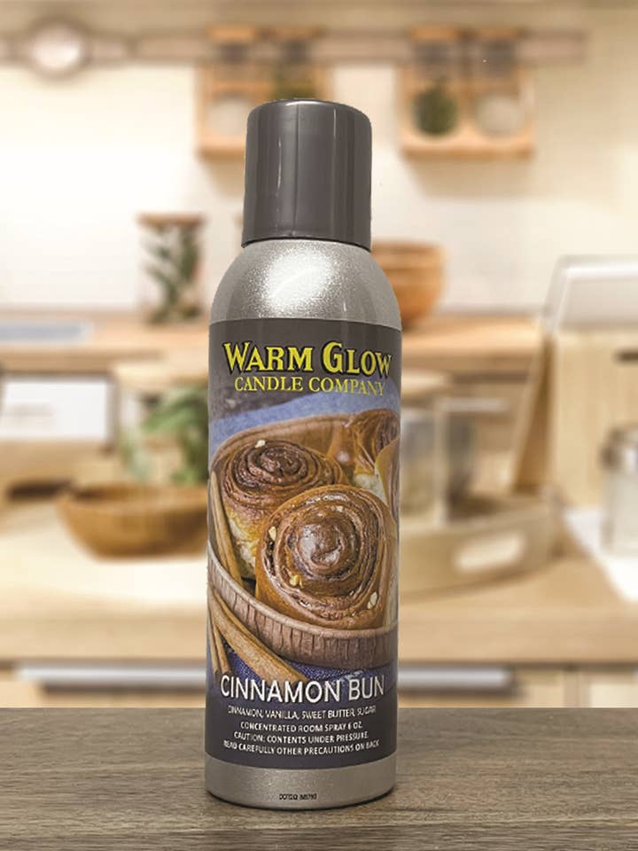 Cinnamon Bun Room Spray for wholesale by Warm Glow Candle Company