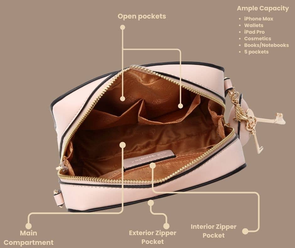 Brangio (Italy) Company Inc. - Wholesale Rugzak - Dames - Brangio Heart Key Mini Rugzak & Handtas9