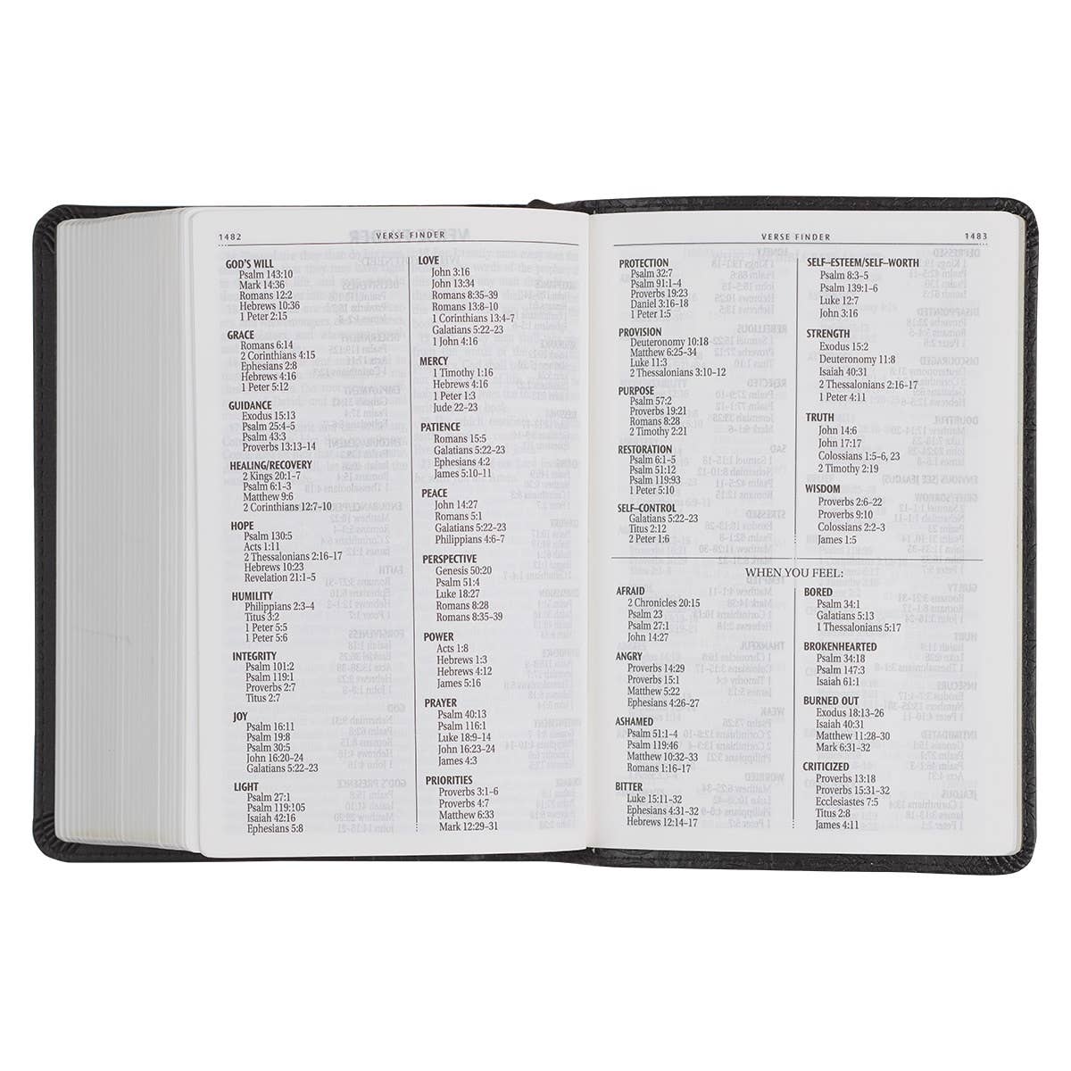 Christian Art Gifts - Wholesale Religion - KJV Bible Compact LP Faux Leather, Black8