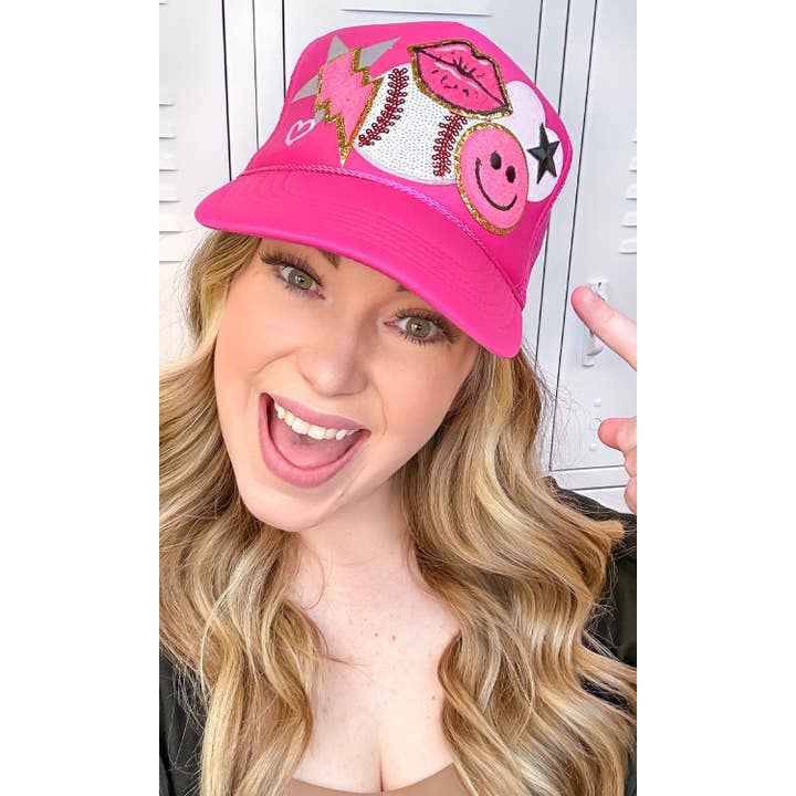 Sugar Stitch - Wholesale Trucker Hat - Women's - Baseball Patch Trucker Hat