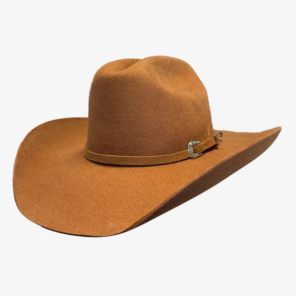American Hat Makers - Wholesale Cowboyhoed - Uniseks - 100% wollen vilten western cowboyhoed - Style Cattleman70