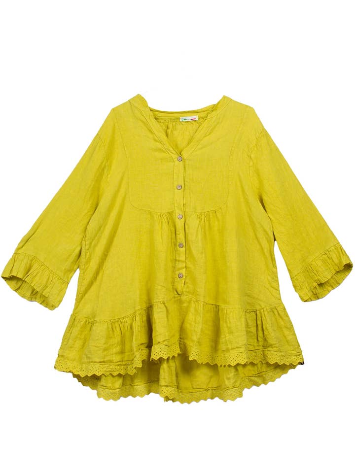 Campana Top in Daisy Yellow voor wholesale door Caposhie