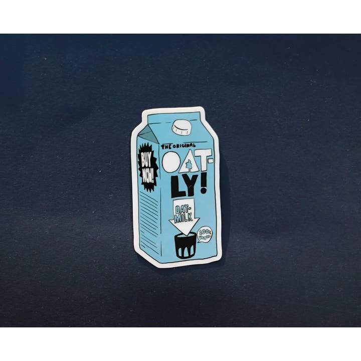 Societal Stickers - Wholesale Sticker - Oatly Oat Milk Sticker