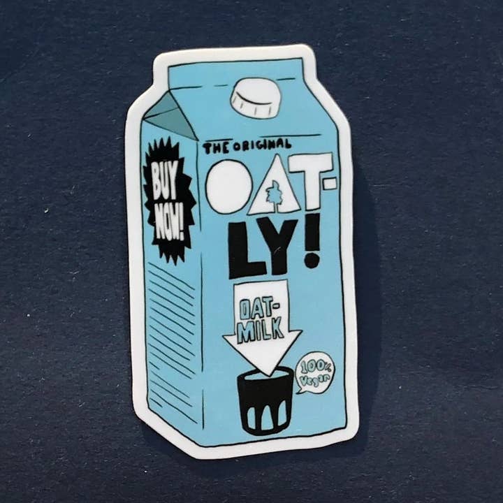 Societal Stickers – wholesale Klistermärke – Havremjölk klistermärke0