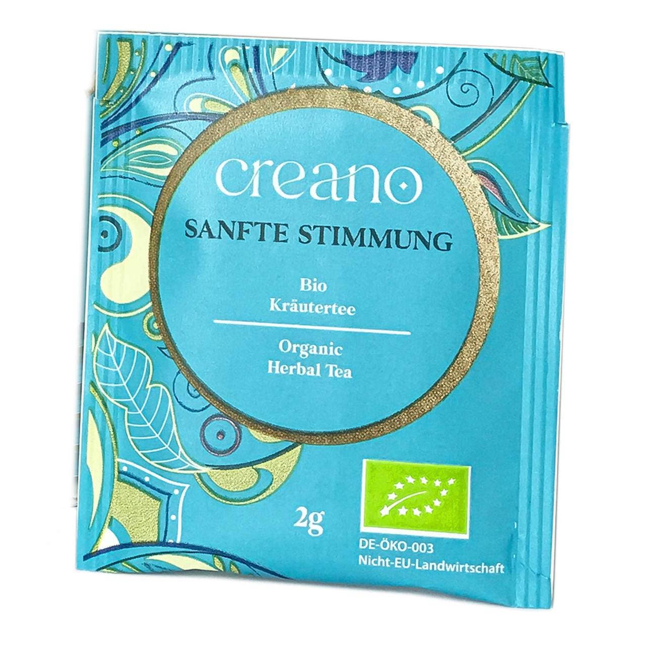 Creano - Wholesale Tea Bags - Pack of 20 organic tea bags for a soft mood*5
