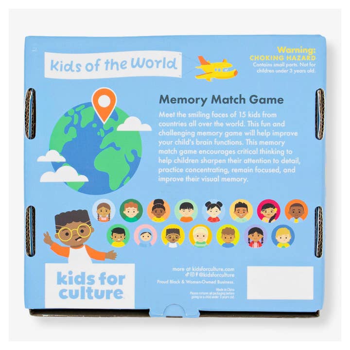 Kids For Culture - Vendita all'ingrosso Gioco di logica - Bambini - I bambini del mondo: gioco di memoria