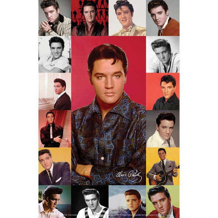 Pyramid America - Wholesale Poster - Elvis - Portrait Composite 11x17 Bag and Boarded Poster