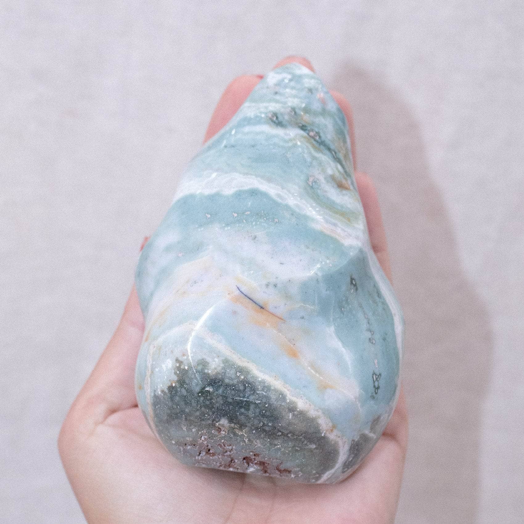 Tiny Rituals - Wholesale Spiritual Stone/Crystal - Ocean Jasper Flame - AAA Premium Quality13