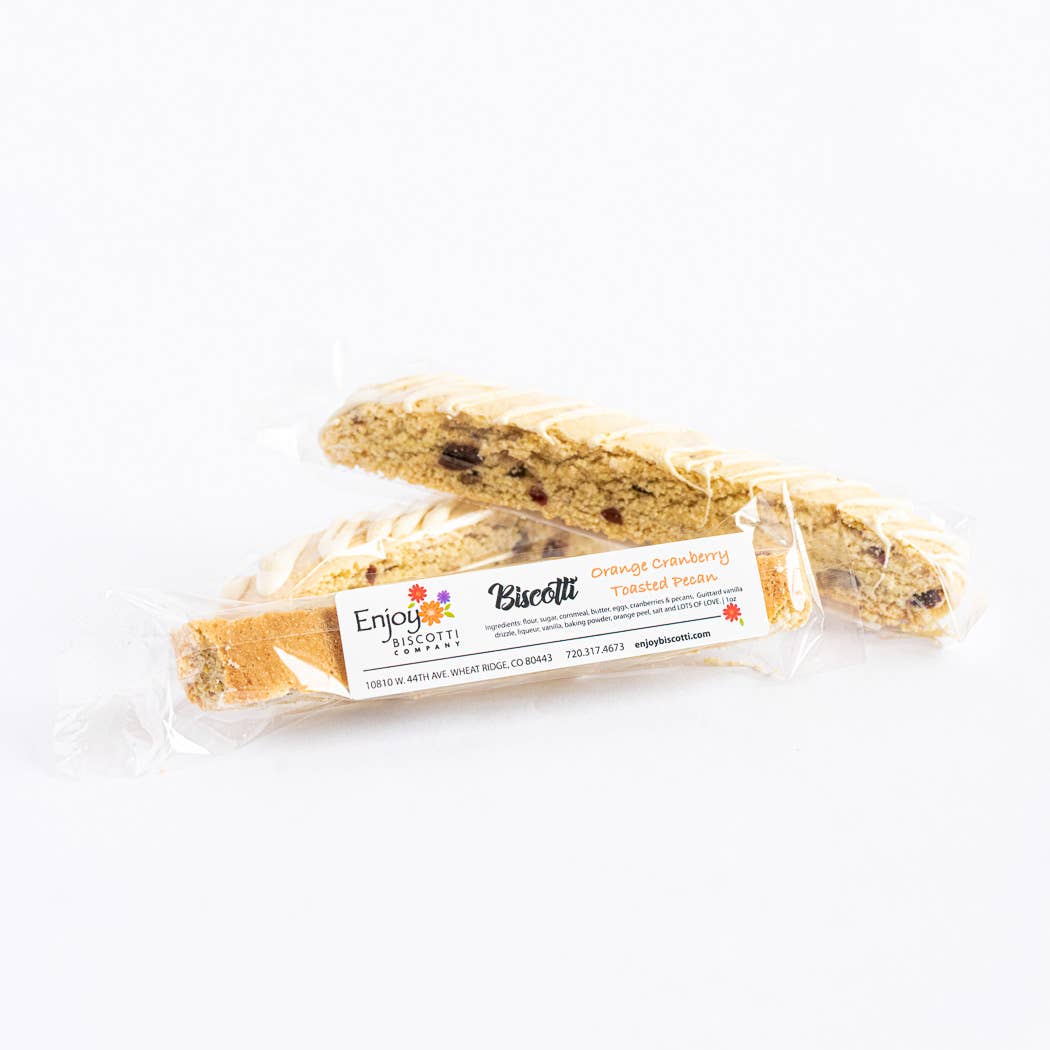 Enjoy Biscotti Company - Wholesale Cookie - Orange Cranberry Toasted Pecan Biscotti2