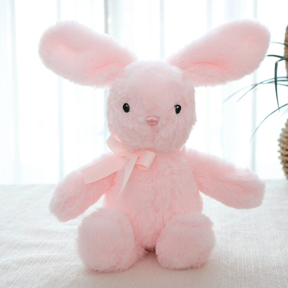 Plushland - Wholesale Stuffed/plush toy – Kids & baby - 9″ Pink Easter Bunny Plush | Easter Rabbit Stuffed Animal3