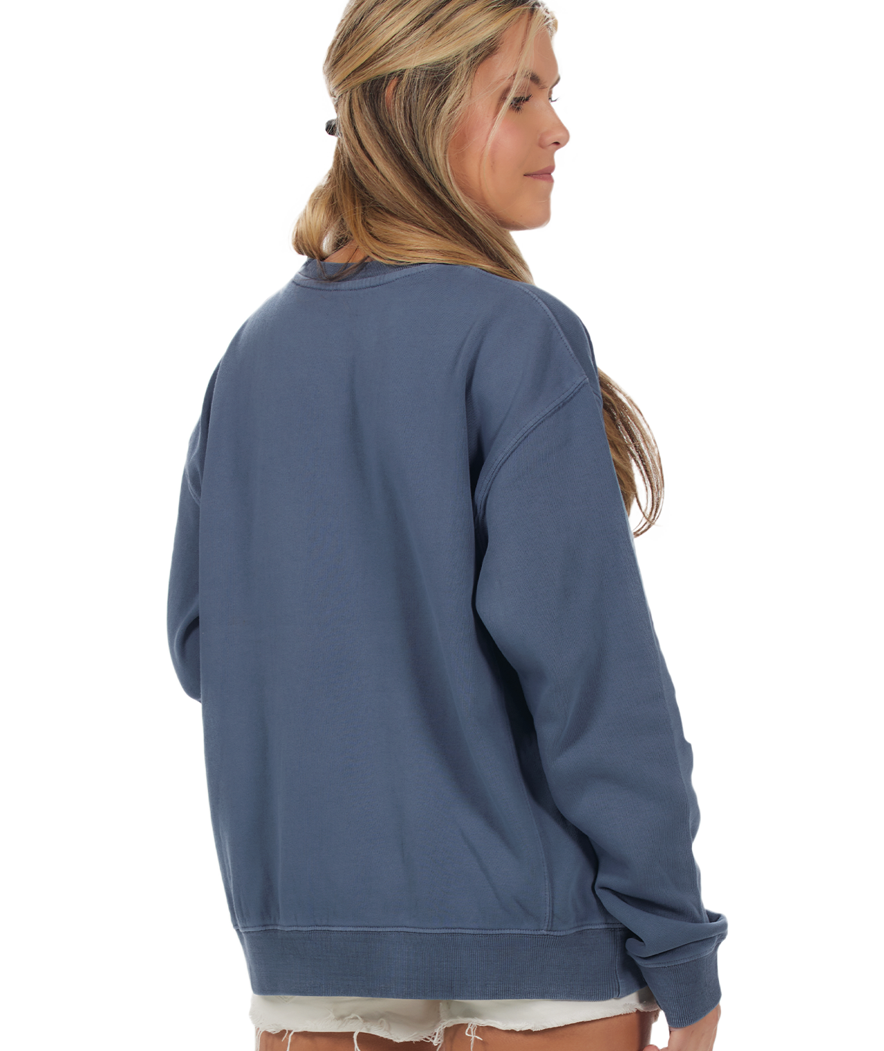 U.S. Apparel - Wholesale Sweatshirt - Women's - Unisex Garment Dyed Fleece Crew45