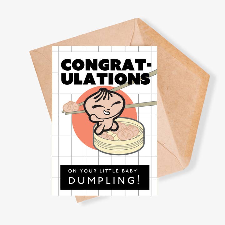 Congratulations New Baby Greeting Card Humour Cards Funny Design Blank Occassion Graphic Active for wholesale by KDW Creatives