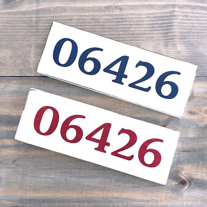 Naomi's Happy Place Shop - Wholesale Sign - Small Zip Code Sign1