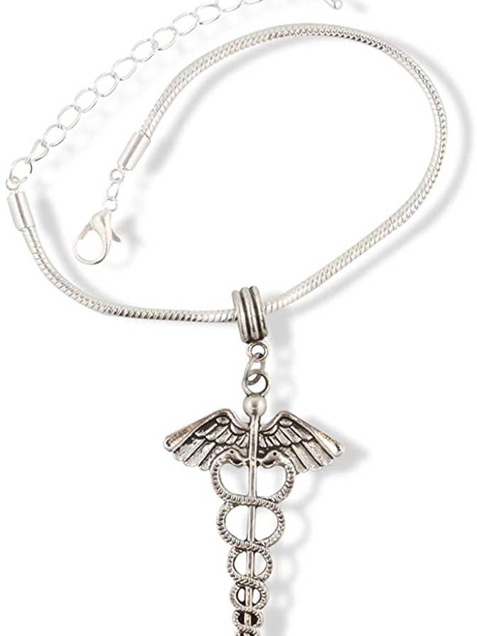 EPJ Medical Symbol Snake with Wings Bracelet for wholesale by Dave The Bunny