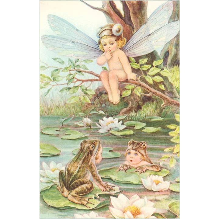 Magnete KF-331 Bambino con Ali di Libellula e Bambini Rana per la vendita all'ingrosso da parte di Found Image Press