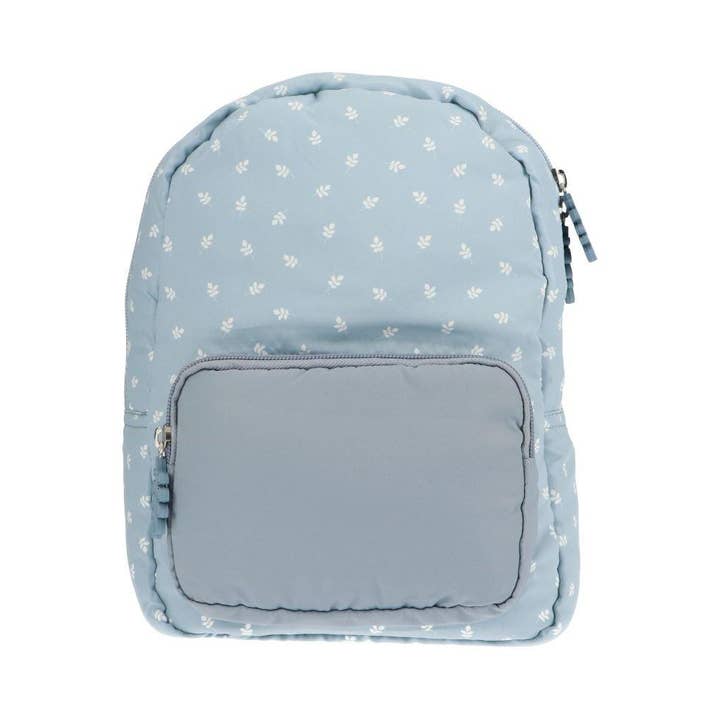 Padded Children's Backpack Leaves Blue for wholesale by Tutete