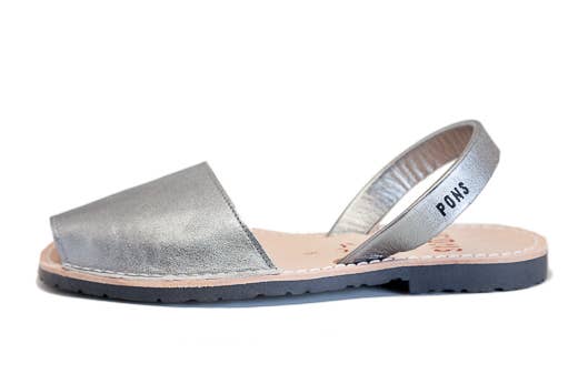 Pons - Wholesale Sandals - Women's - Pons Shoes - Classic Metallic - Pewter1
