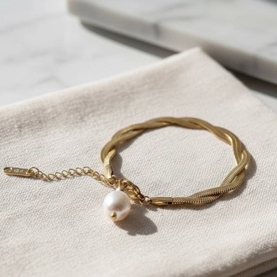 OE! – wholesale Charm/dangle bracelet – SERPENTE - bracciale con perla0