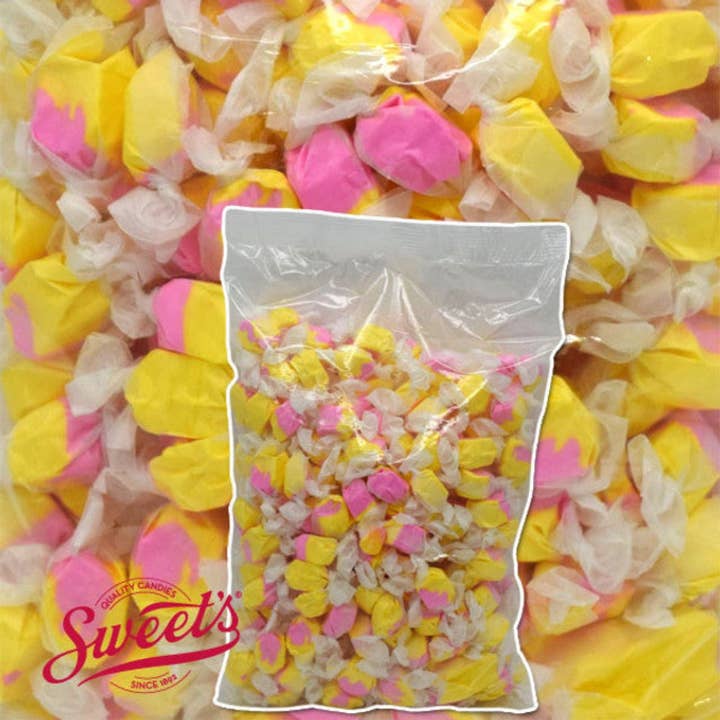 I Got Your Candy – Engroshandel Vafler – Sweet's Salt Water Taffy Jordbærbananpose 3lb - 1ct