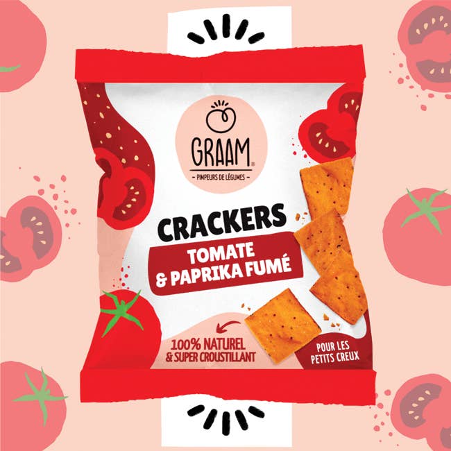 GRAAM TOMATO & PAPRIKA CRACKERS 30g and other Purchase Wholesale grafschafter brotchen. Free Returns & Net 60 Terms on Faire trending on Faire.